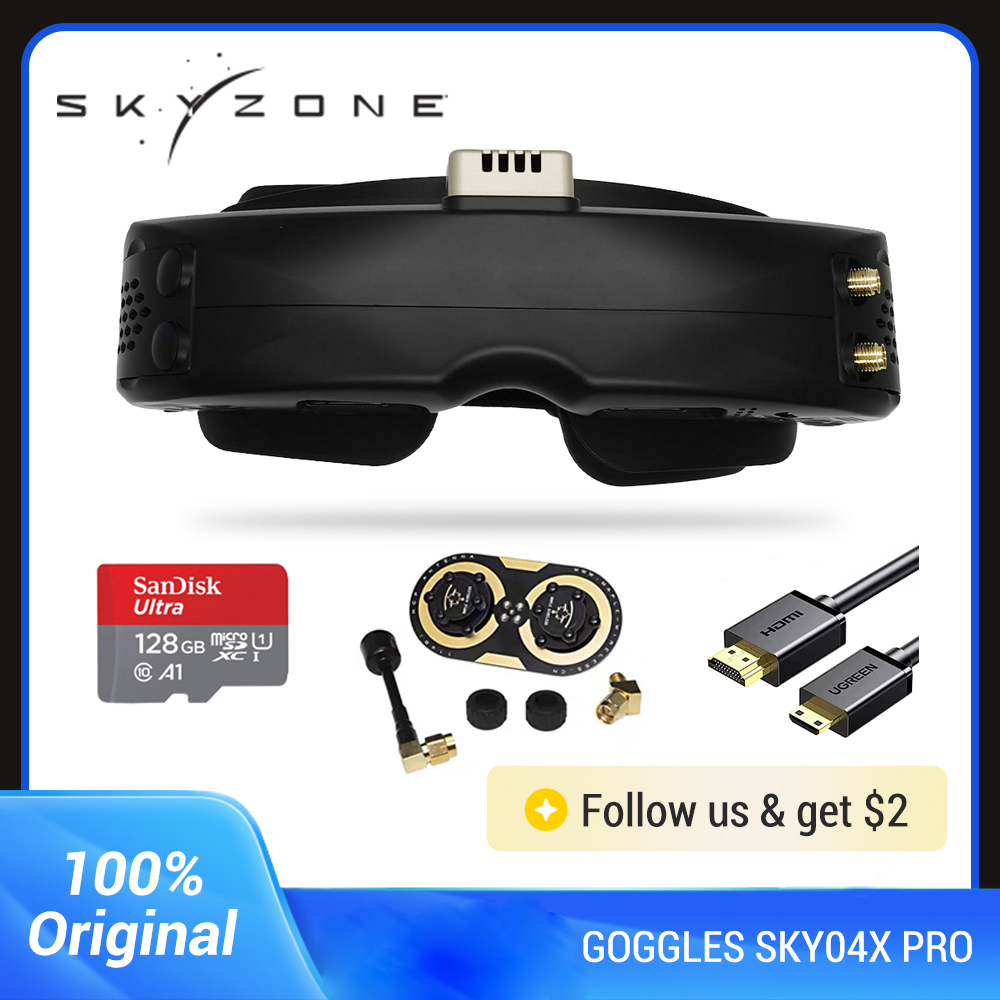 Skyzone Sky04X Pro Oled Fpv Goggles - Skyzone SKY04X PRO 5.8GHz FPV GOGGLES