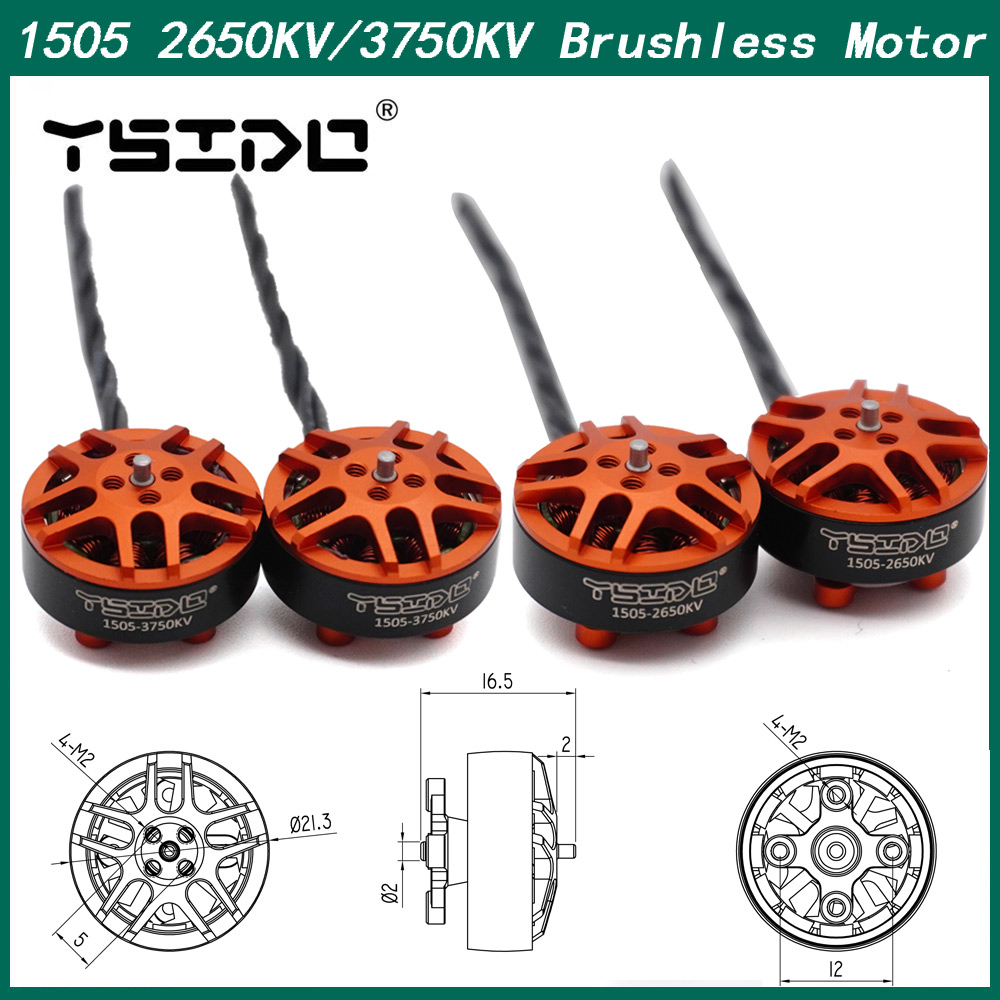 Walksnail Avatar Hd Goggles X - 4PCS YSIDO 1505 2650KV 3750KV Electrical