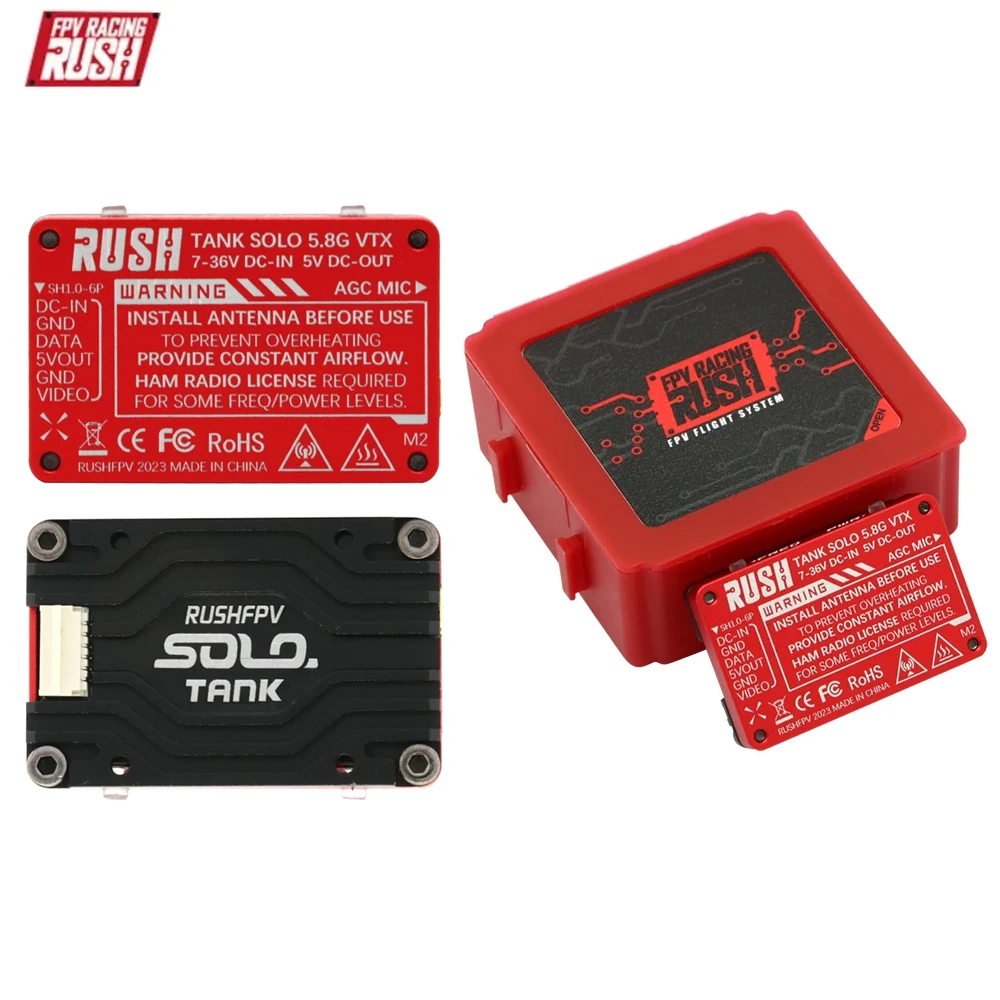RushFPV Rush FPV Max Solo 2.5W - Rushfpv Rush Max Solo 5.8G 2.5W Vtx review and price