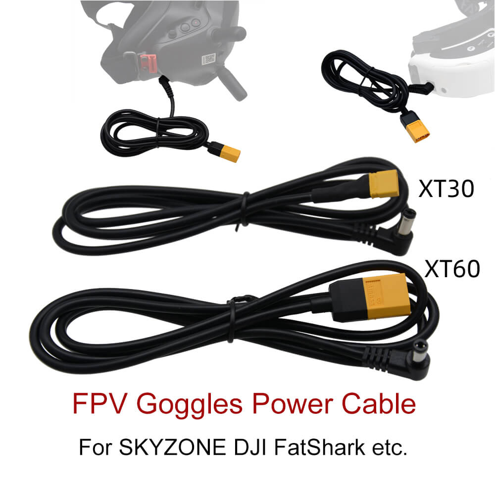 1.2M FPV Goggles Power Cable X - Skyzone Sky04X Pro Oled Fpv Goggles review and price