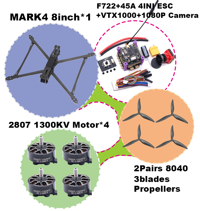 BCUBE MARK4 V2 8/9/10inch F722 - Foxeer Reaper Extreme 2.5W Vtx review and price