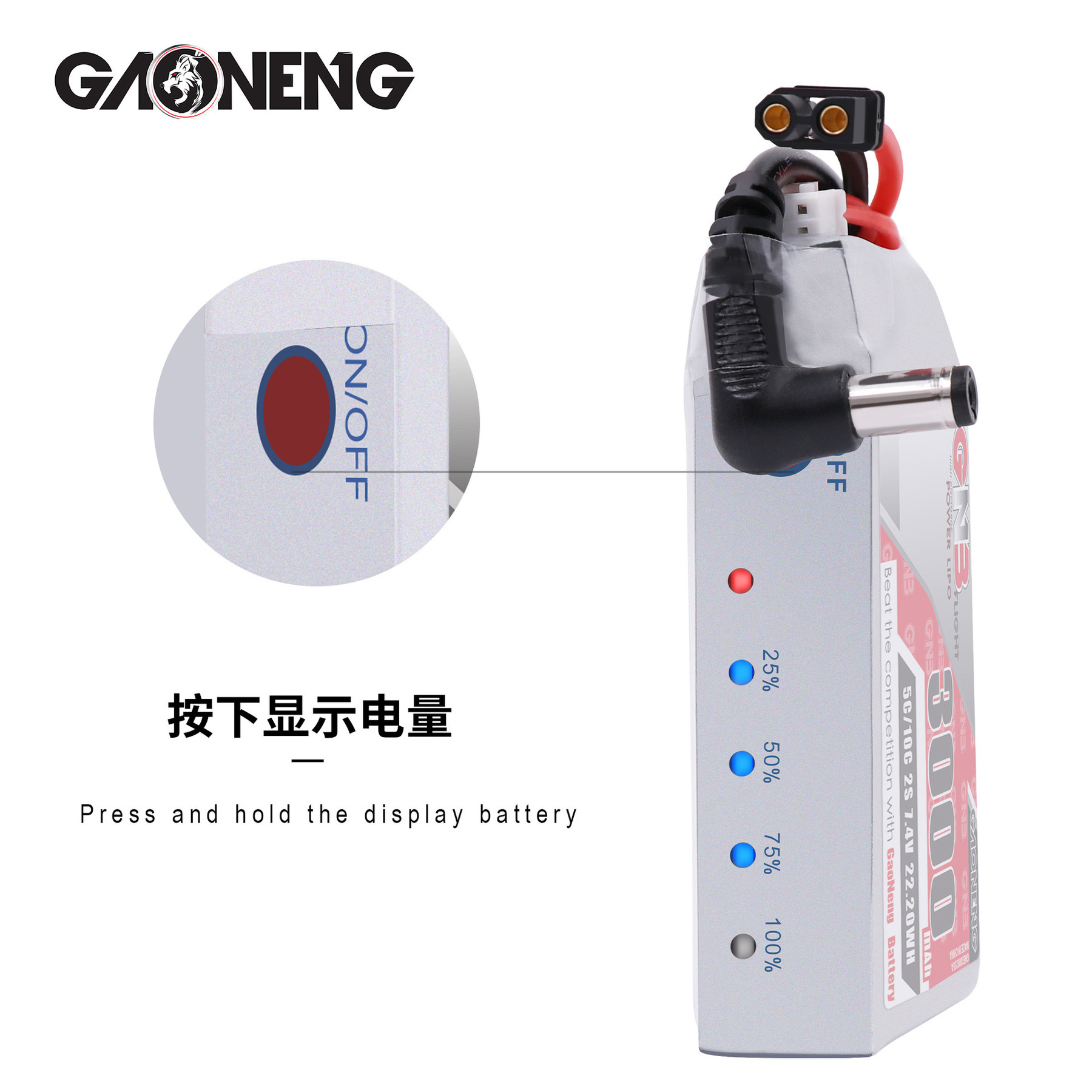 GNB 2S 7.4V 3000mAh 5C/10C Lip - Skyzone Sky04X Pro Oled Fpv Goggles review and price